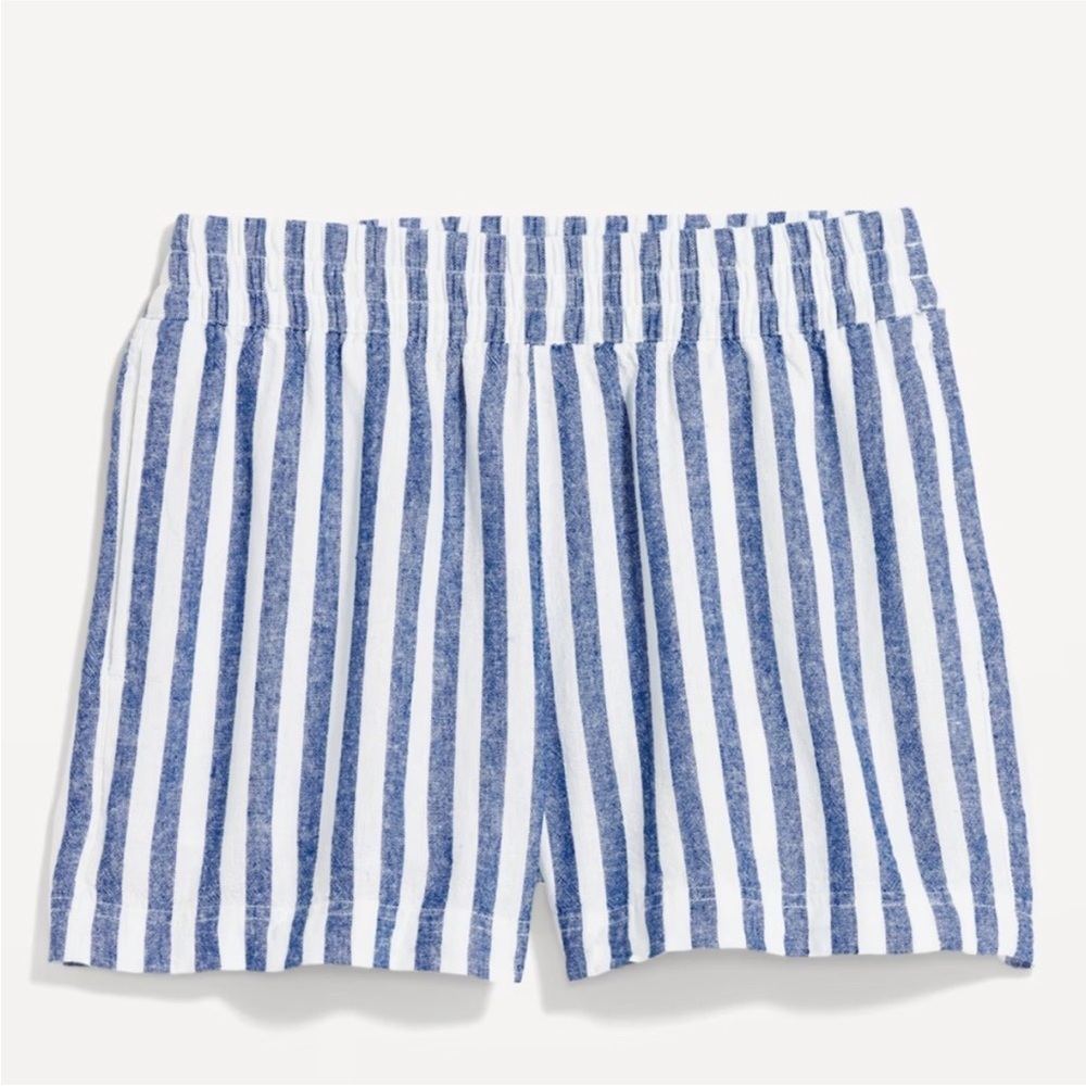 ✨2 for $35 ALL SHORTS!✨ OLD NAVY Linen-Blend Shorts 3.5-in inseam XS